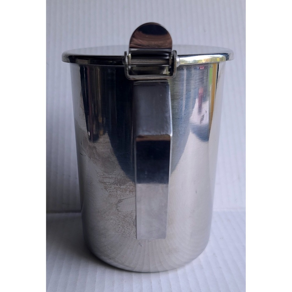 Vintage Polar 18/8 Stainless Steel 44 oz Pitcher Hinged Lid Type S-10 3-56 - Picture 4 of 13